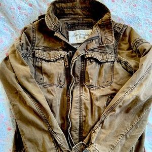 Abercrombie and Fitch Men’s Sentinel Military Jacket Size Large